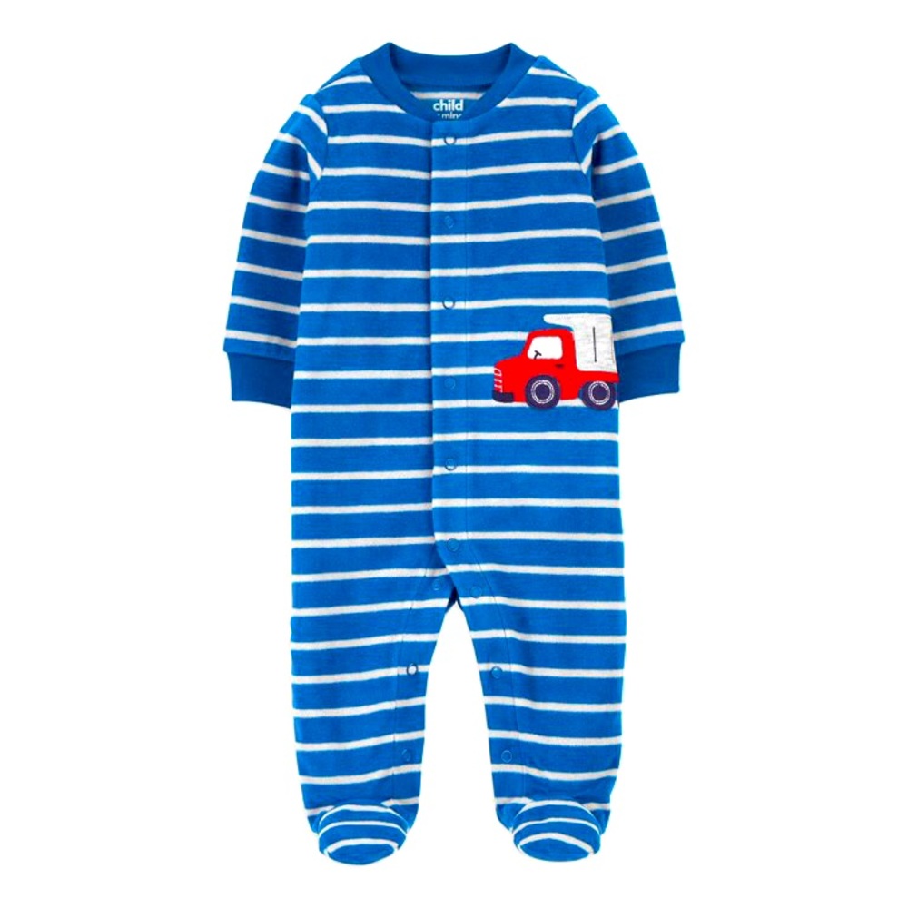 Carter's Baby Boys' Firetruck Fleece Sleep N Play